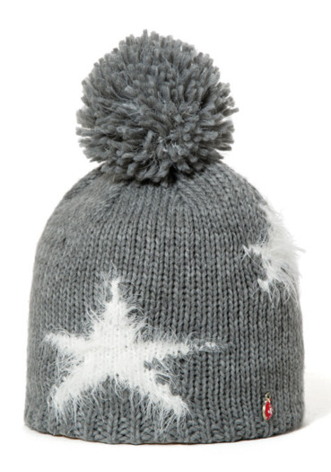detail Kids’ Beanie Jail Jam Fur Star Beanie – Med Grey