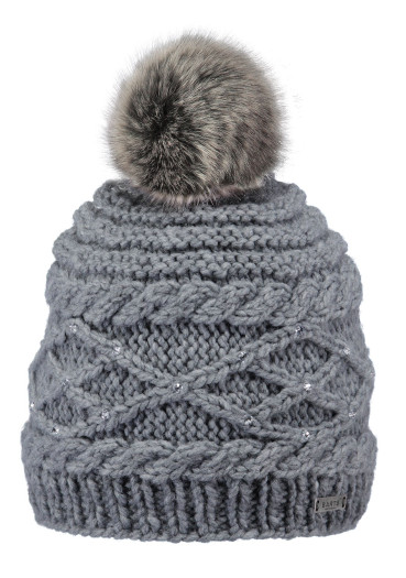 detail Women's hat Barts Claire Beanie Heather Grey