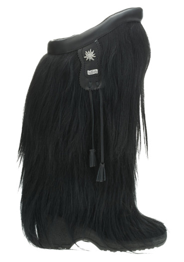 detail Women's winter boots Nis 715821 Stivale Pelliccia Capra Black