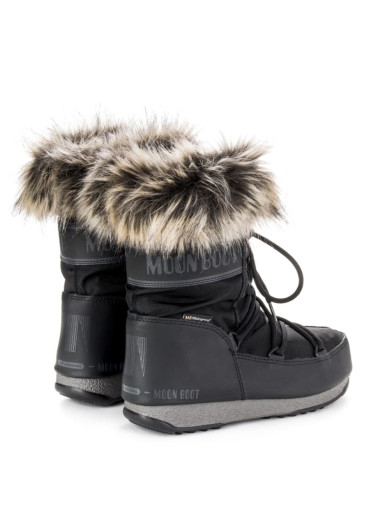 detail Women's shoes Tecnica Moon Boot Monaco Low Wp 2 Black