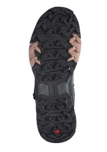 detail Salomon X ULTRA 4 MID GTX W – Ebony / Mocha Mousse / Almond Cream