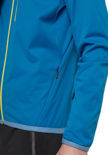 detail Descente D8-8461 WC Softshell blue