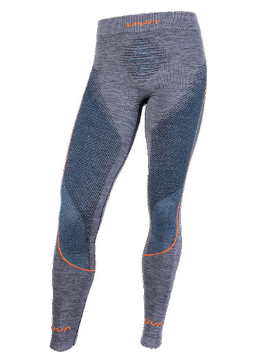 detail UYN Man Ambityon Uw Pants Long Black Melange/Atlantic/Orange Shiny