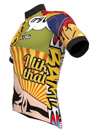 detail Cycling jersey Rosti Pop Art