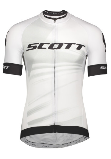 detail Cycling jersey Scott Shirt RC Pro s/sl White/Black
