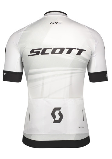 detail Cycling jersey Scott Shirt RC Pro s/sl White/Black