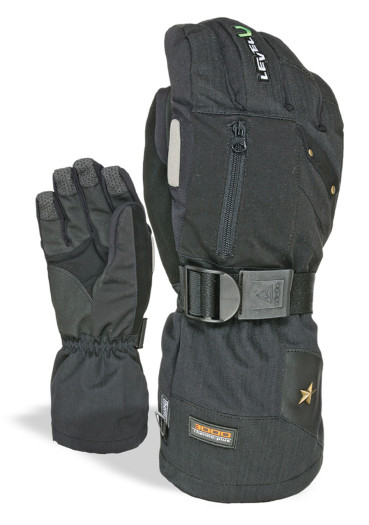 detail Men’s Level Star Gloves – Black