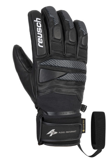 detail Pánské rukavice Reusch Alexis Pinturault GTX + Gore grip technology BLACK