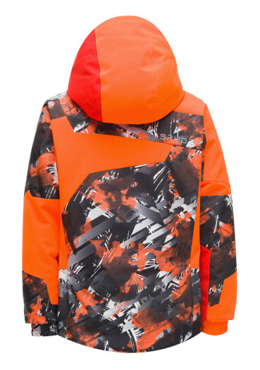 detail Children's winter jacket Spyder 195080-830 -MINI LEADER-Jacket-parallelagram prin