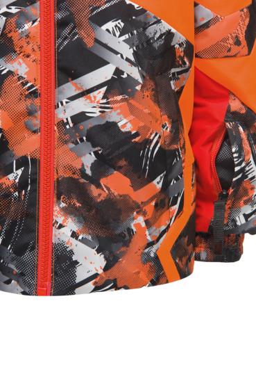 detail Children's winter jacket Spyder 195080-830 -MINI LEADER-Jacket-parallelagram prin