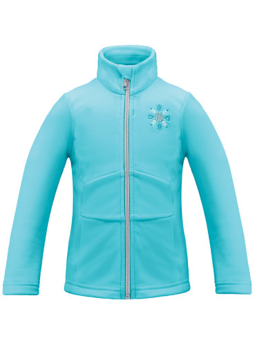 detail Children's sweatshirt POIVRE BLANC W17-1700-BBGL Stretch Fleece Azure Blue