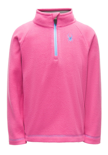 detail Children's turtleneck Spyder Bitsy Speed Fleece pink