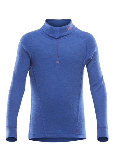 detail Children's shirt DEVOLD DUO ACTIVE KID ZIP NECK