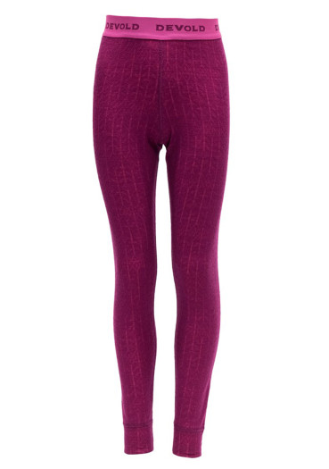 detail Children's Pants Devold Active Junior Long Johns Plum 