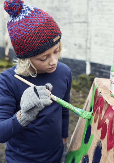 detail Children hats BARTS MUCK RED
