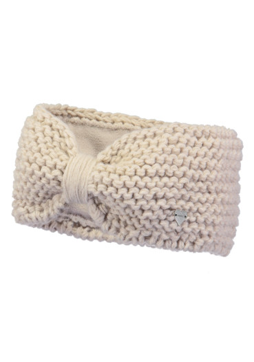 detail Women's knitted headband Barts Ginger cream
