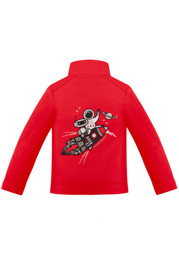 detail Children's sweatshirt Poivre Blanc W20-1510-BBBY scarlet red