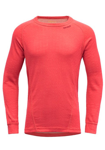 detail Children's t-shirt Devold Duo Active Junior Shirt Poppy