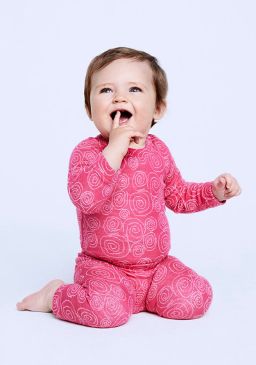 detail Children's pants Devold Active Baby Long Johns Watermelon