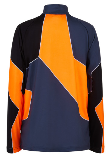 detail Children's turtleneck Spyder Boys Divide-Zip T-Neck-ebony boe 