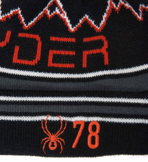 detail Children's cap Spyder Boys Mini Icebox Black/Red
