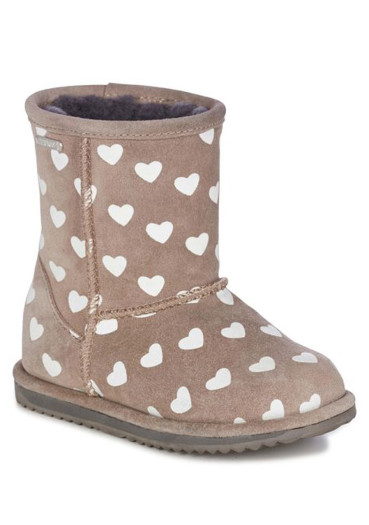 detail Children's winter shoes Emu Brumby Heart