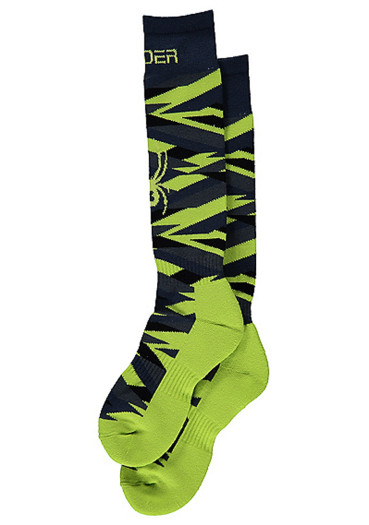 detail Spyder-198076-327 PEAK-Socks-sharp lime