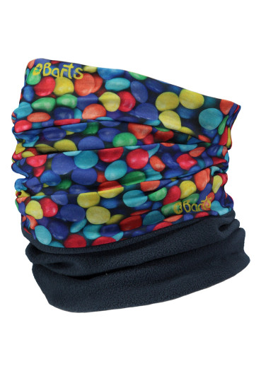 detail Scarf BARTS MULTICOL POLAR CANDY MASS BLUE