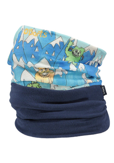 detail Scarf BARTS MULTICOL POLAR MOUNTIES BLUE