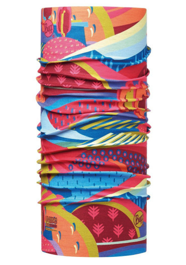 detail Shawl BUFF 115080 COLORFUL MOUNTAINS