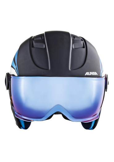 detail Children ski helmet Alpina Carat LE Visor HM Blue
