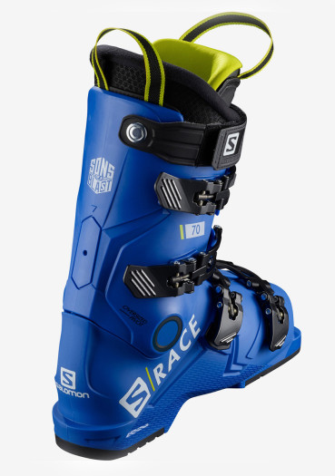 detail Kids ski boots Salomon S / RACE 70 RACE B / acid Gree / bl