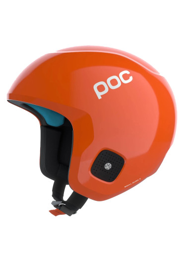 detail Ski helmet POC Skull Dura X SPIN Fluorescent Orange