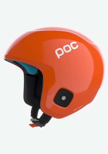 detail Ski helmet POC Skull Dura X SPIN Fluorescent Orange