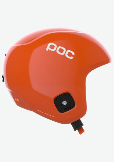 detail Ski helmet POC Skull Dura X SPIN Fluorescent Orange