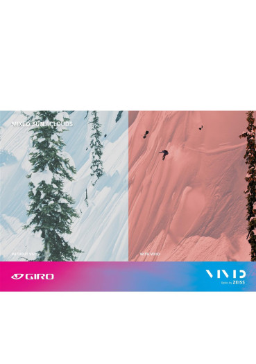 detail Women's downhill goggles Giro Lusi White Velvet Vivid Pink/Vivid Infrared