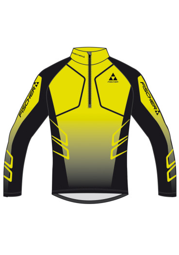 detail Men's racing jersey FISCHER BEITOSTOELEN YELLOW