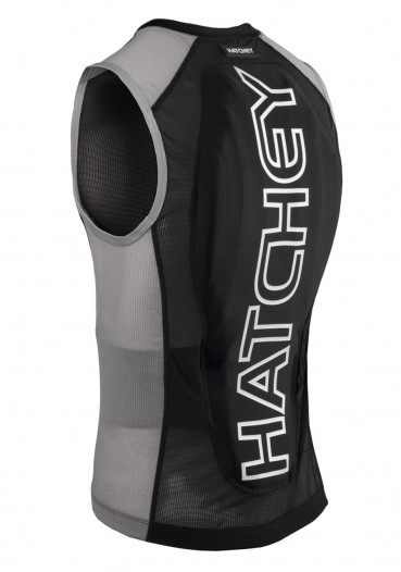 detail Hatchey Vest Air Fit Black / Gray Back Protector