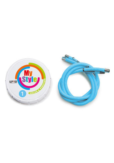 detail Casco MyStyle Piping Lightblue helmet straps