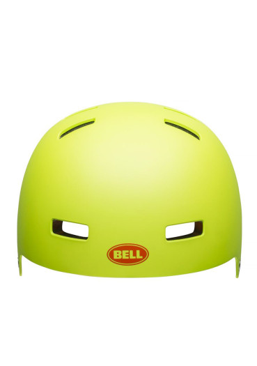 detail Bell Span kids' cycling helmet Mat Bright Green