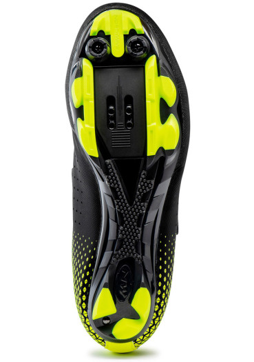 detail Cycling shoes Northwave Origin 2 Black/Yellow Fluo