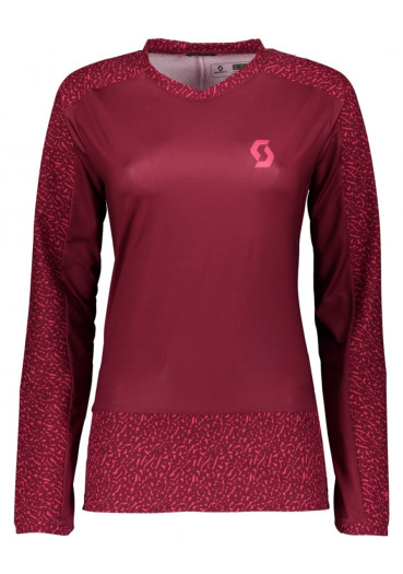 detail Scott SCO Shirt W's Trail 20 l/sl tibetan red