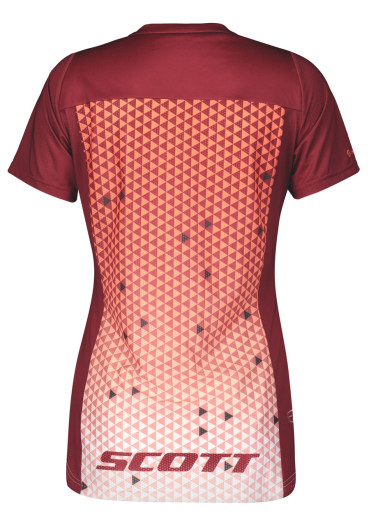detail Women’s trail jersey Scott Shirt W's Trail Vertic Pro SS – Black