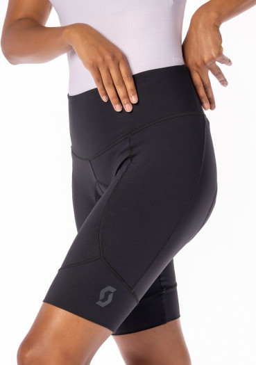 detail Women's cycling shorts Scott Shorts W's Endurance 10 +++ Blck / Dk Gray