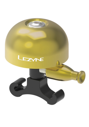 detail Lezyne classic brass bell black zvonek