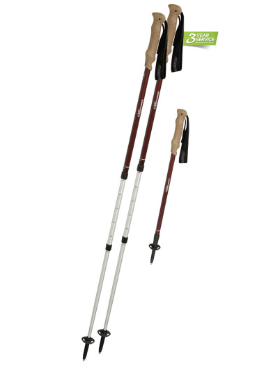 detail Komperdell Highlander Cork trekking poles