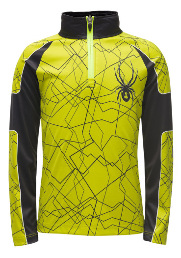 detail Children's turtleneck Spyder Mini Limitless Challenger Yellow/Black
