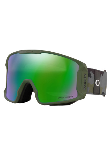 detail Ski goggles Oakley 7070-58 LINE MINER XL Dark BrushGreyCamo wPrizmJadeGBL