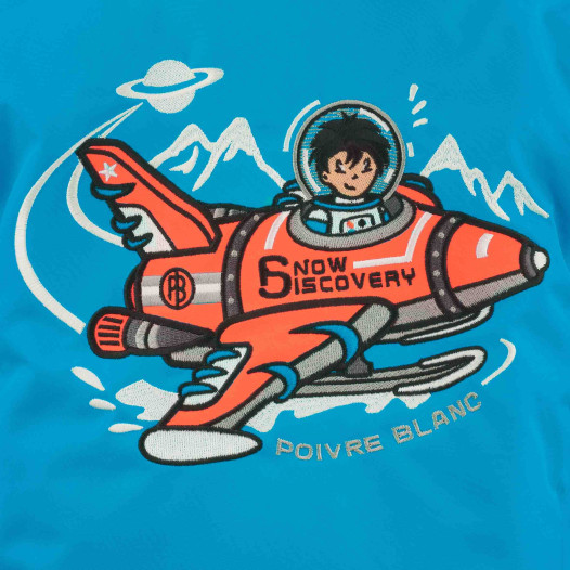 detail Children's jacket Poivre Blanc W18-0900-BBBY Ski Jacket vivid blue/18m-3