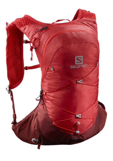 detail Backpack Salomon Xt 10 Goji Berry / Madder Brown 